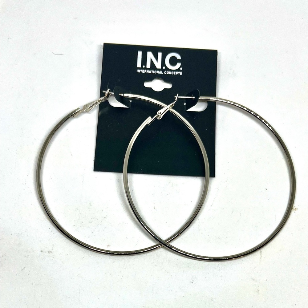 INC International Concept Hoop Earrings NWT